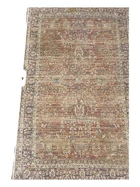 Boho Vintage Fringe Accent Rug / Small Runner (27" x 4') - Great Condition